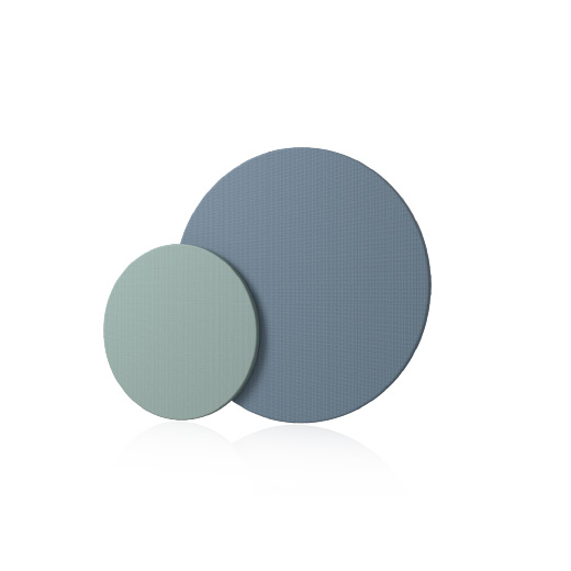 Customized shape fabric acoustic panel