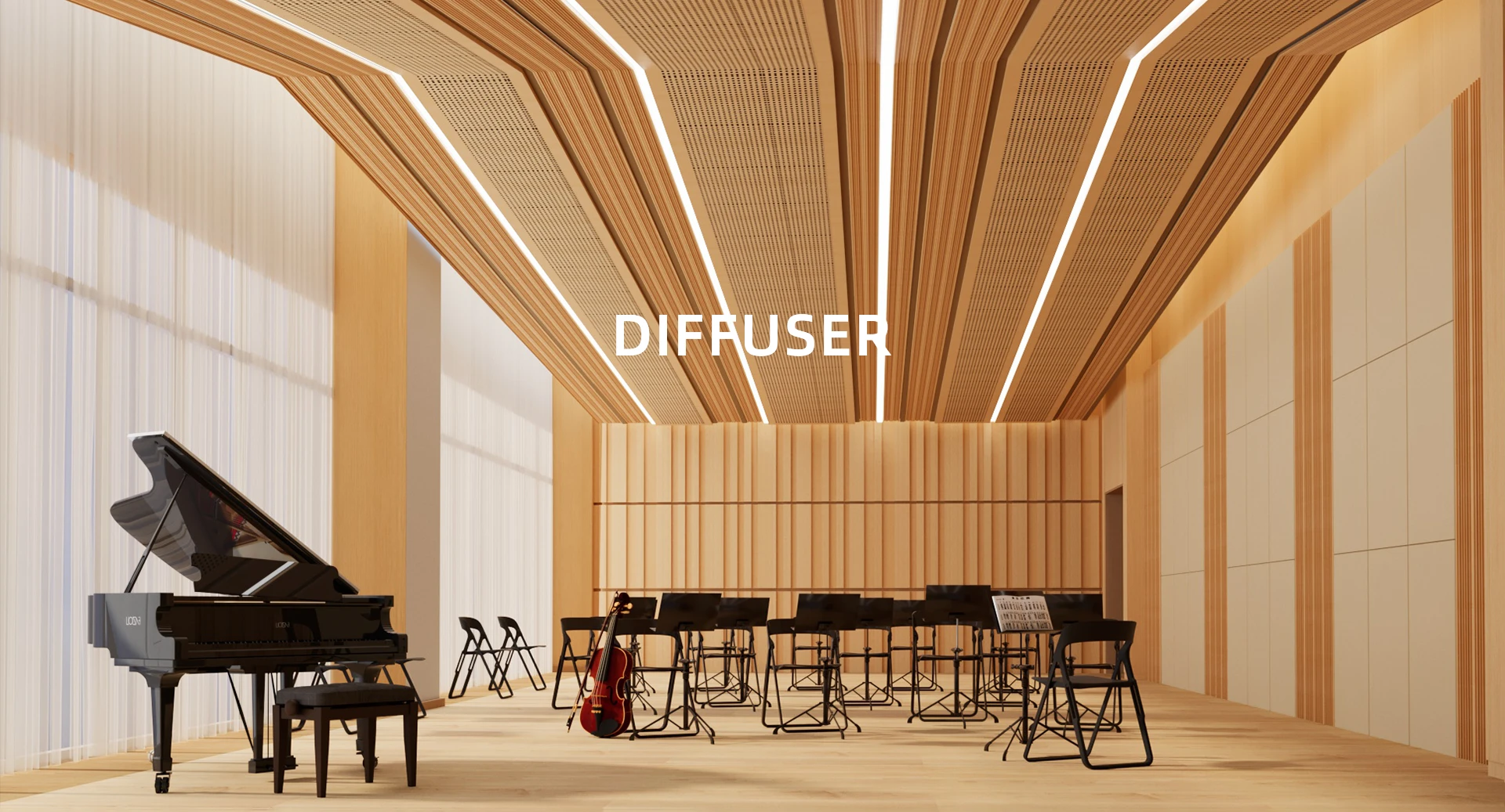 Acoustic Diffuser Panel