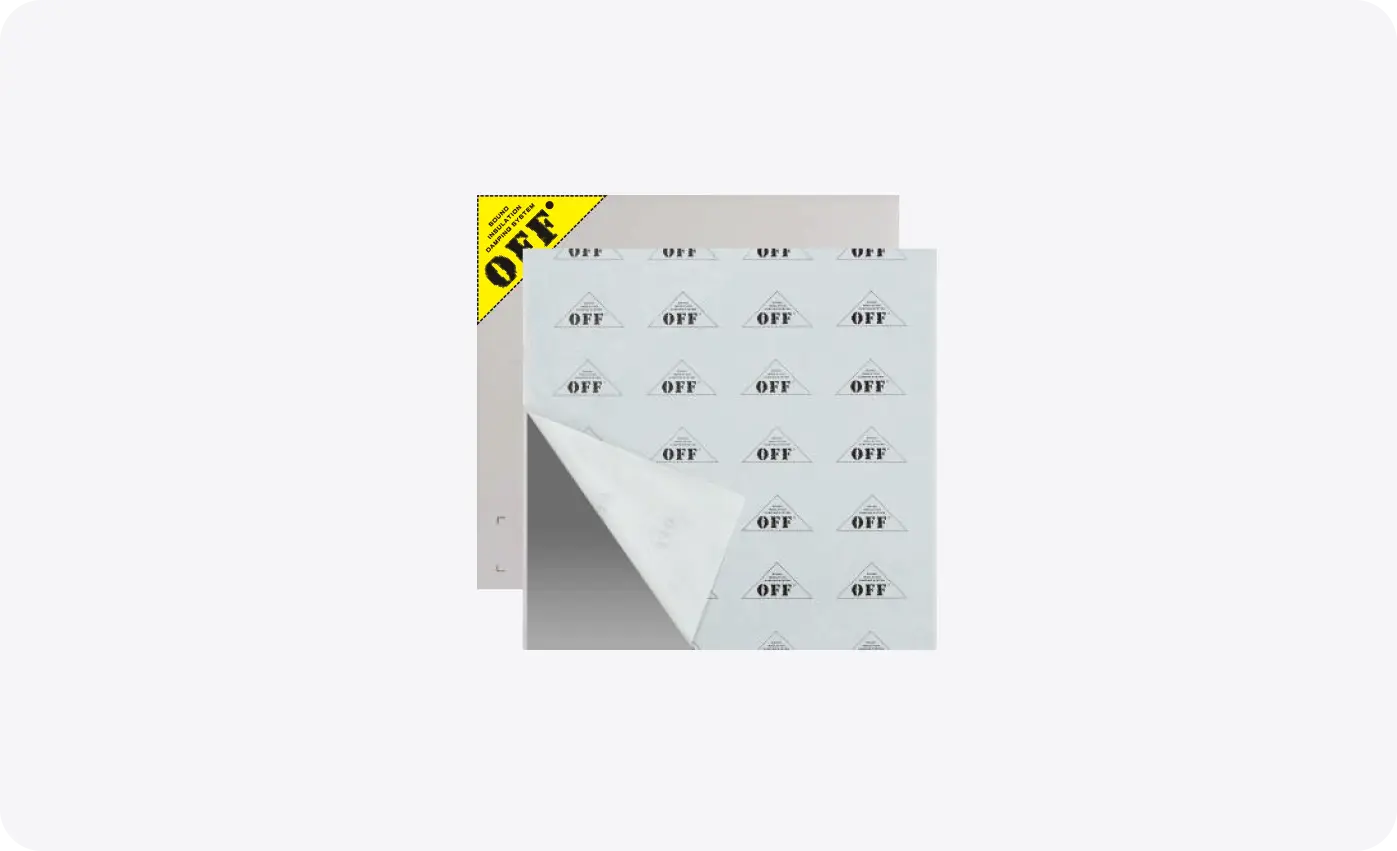 Damping Sound Insulation Sheet (Double-Sided Self-Adhesive) image 1