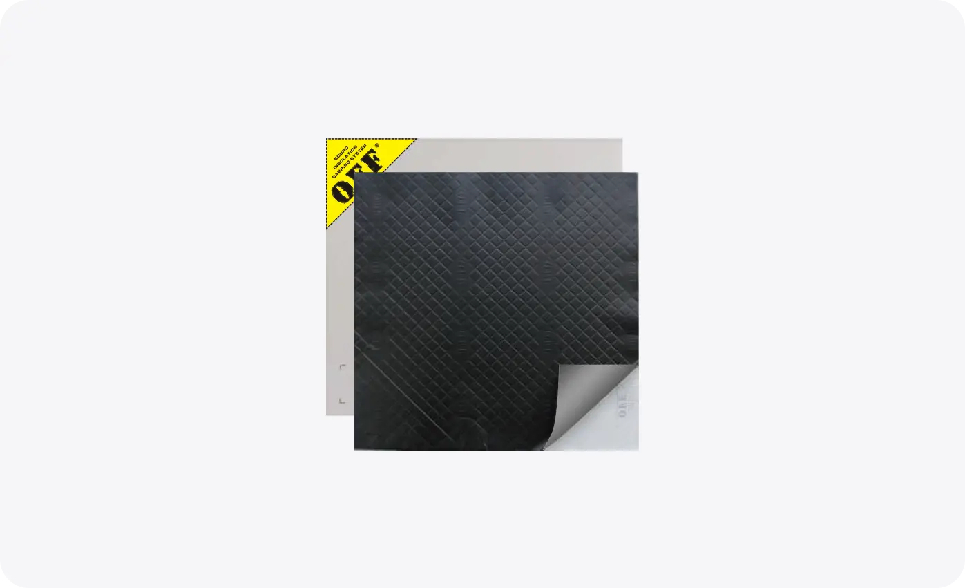 Damping Sound Insulation Sheet (Single-Sided Aluminum Foil) image 1