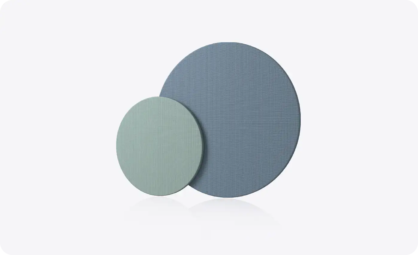 Customized shape fabric acoustic panel image 1