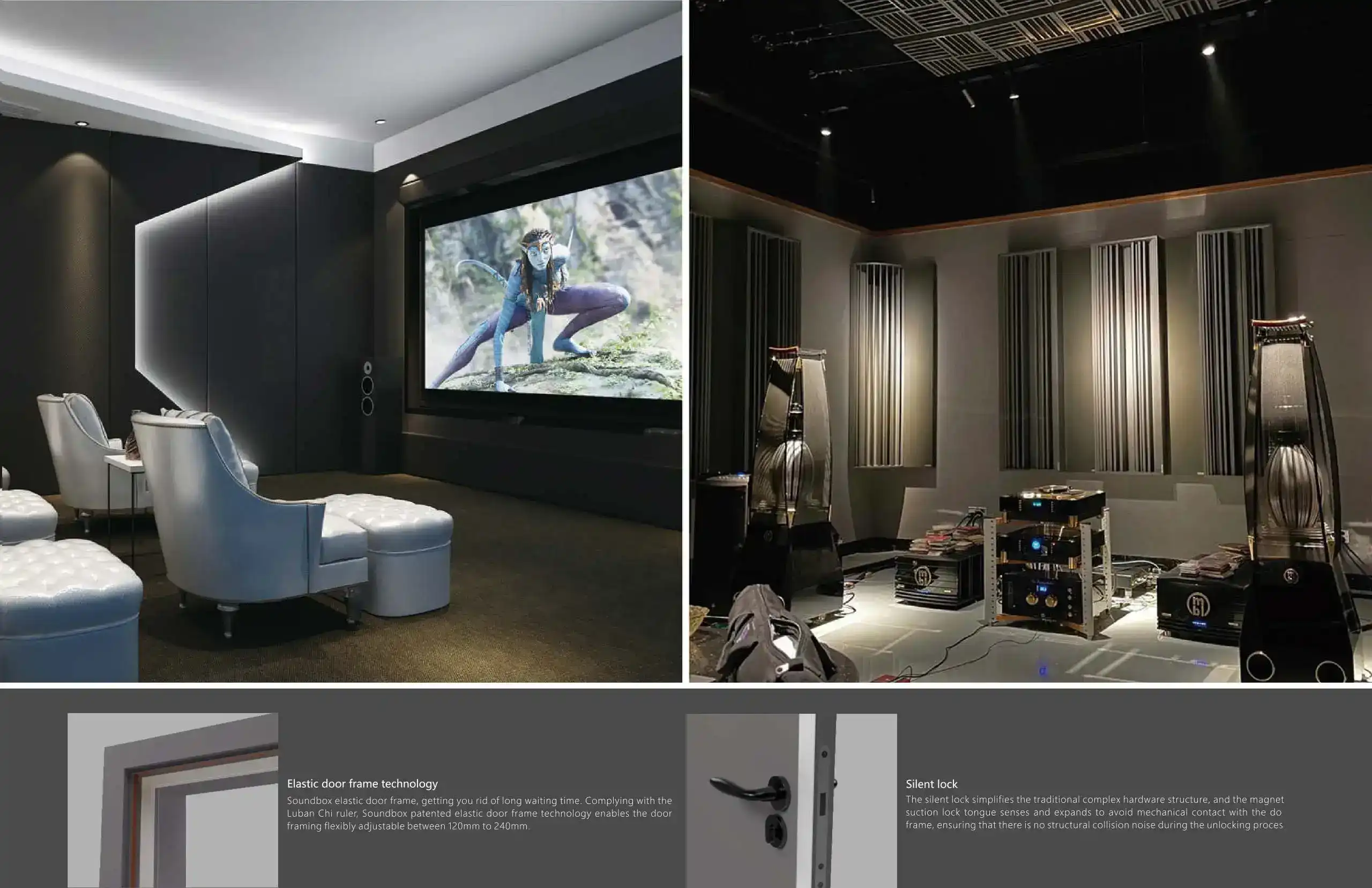 Audio Room Soundproof Door specifications and applications