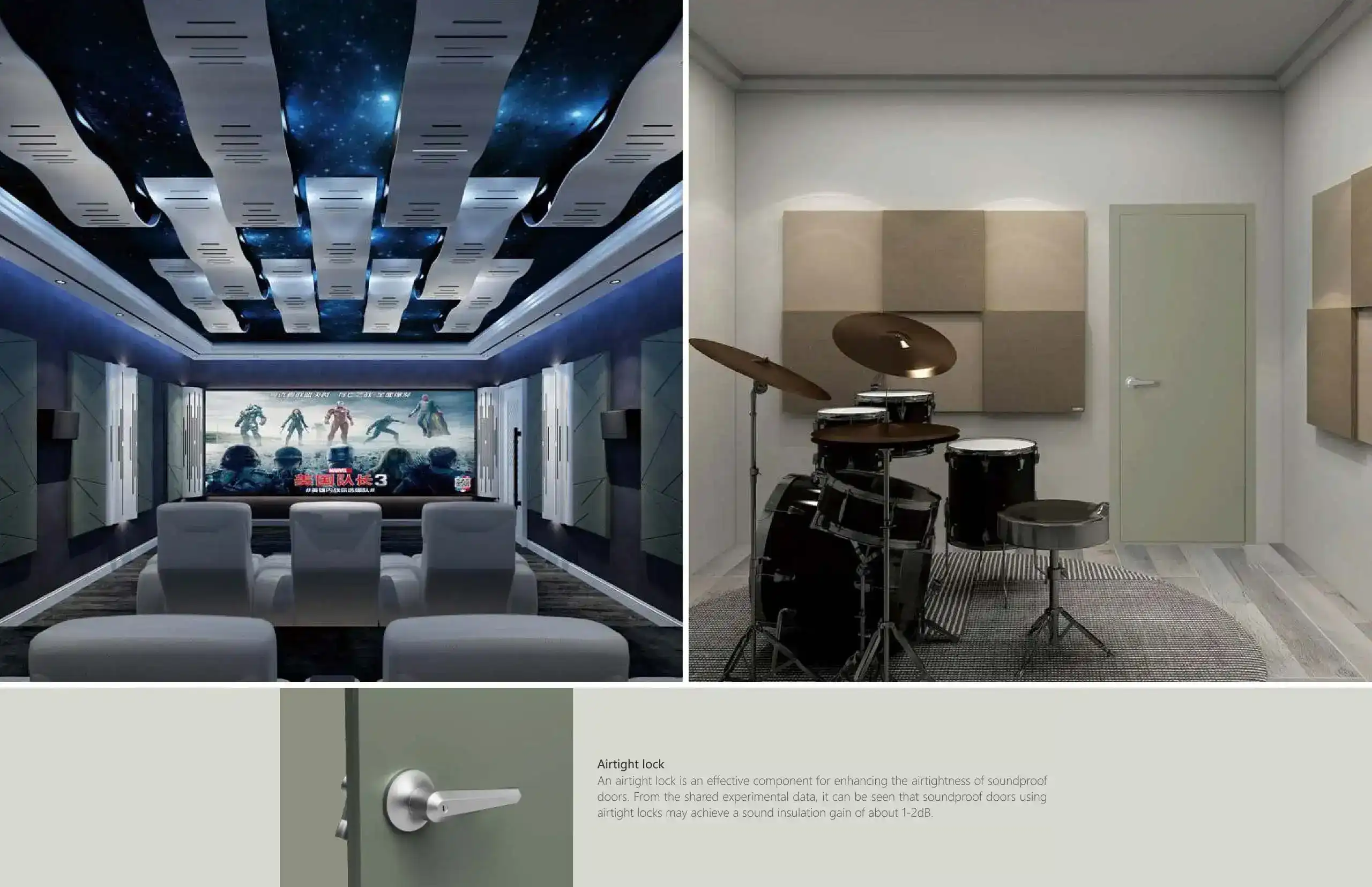 Broadcast Booth Acoustic Door specifications and applications