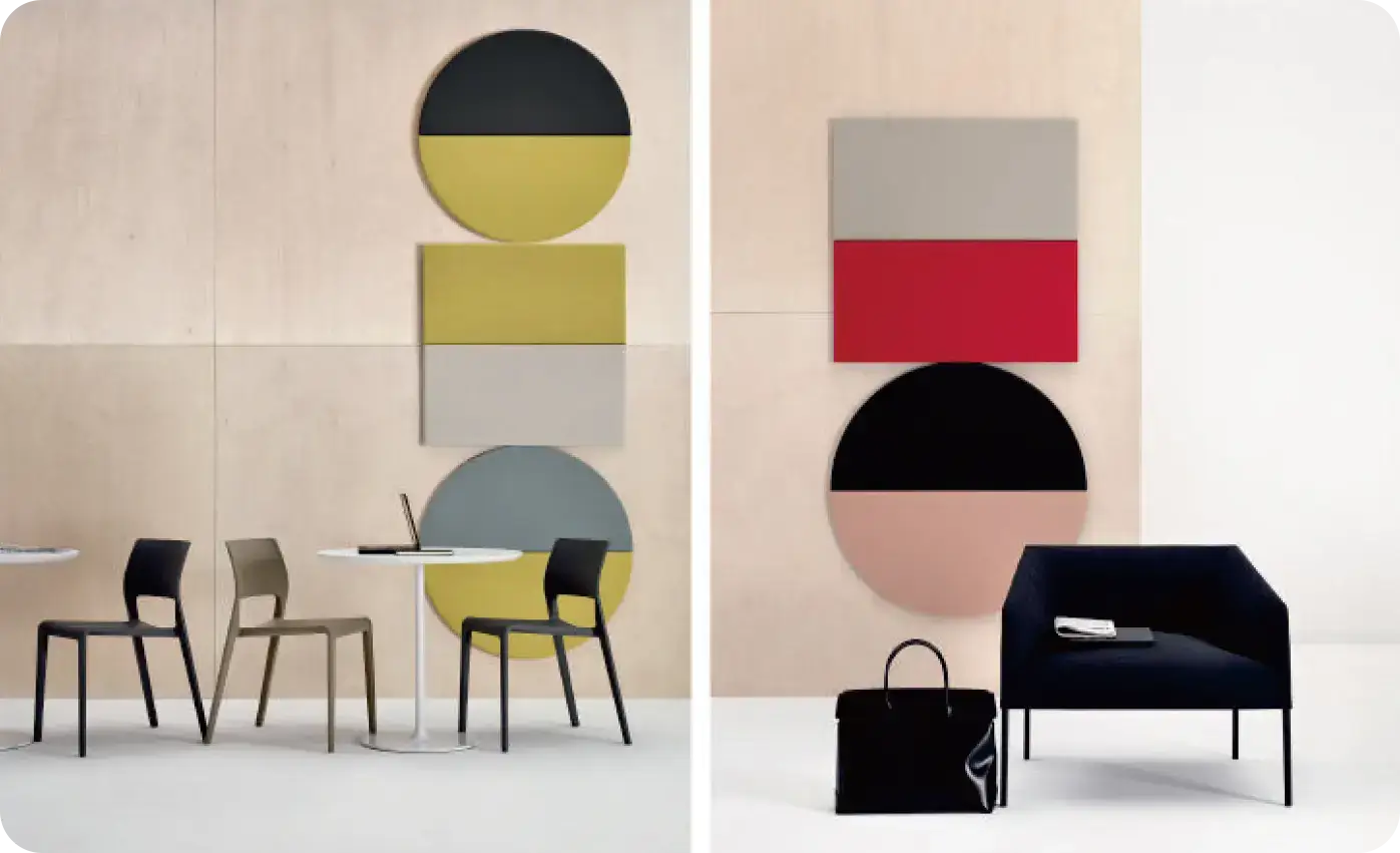 Customized shape fabric acoustic panel image 3